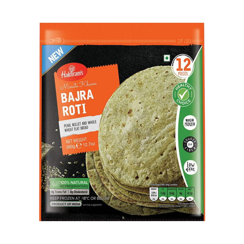 Picture of Haldirams Bajra Roti FRZ - 360g*12
