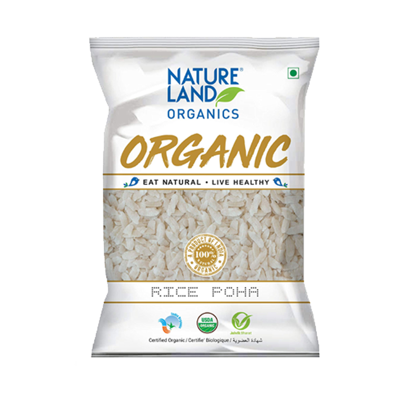 Picture of Nature Land Organic Rice Poha - 1lb