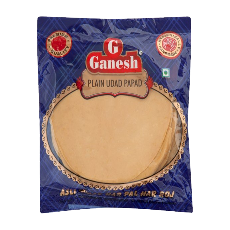 Picture of Ganesh Plain Udad Papad - 7oz