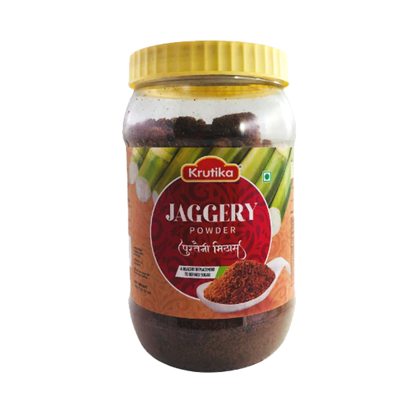 Picture of Krutika Jaggery Powder Jar - 1kg