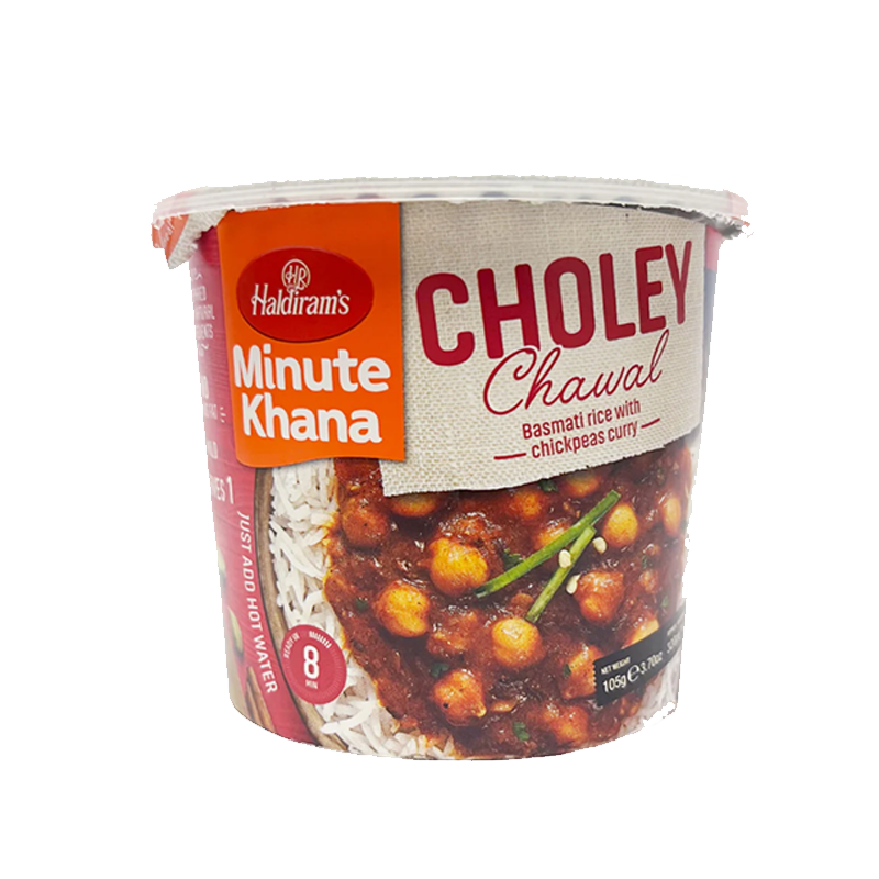 Picture of Haldirams Minute Khana Choley Chawal Instant RTE - 105g