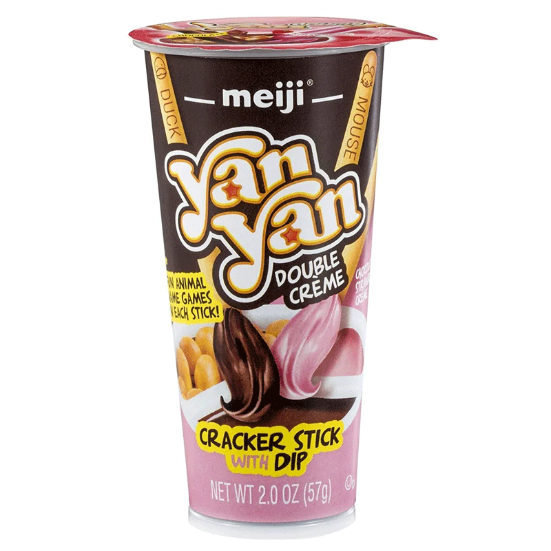 Picture of Meiji Yan Yan Double Chocolate Creme Filled Cookies - 57g