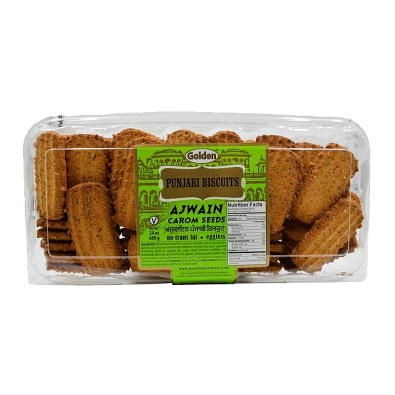 Picture of Golden Ajwain Biscuits - 680g
