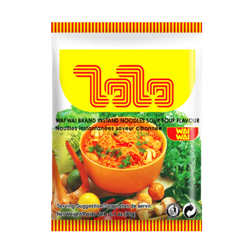 Picture of Wai Wai Instant Sour Noodles - 60g