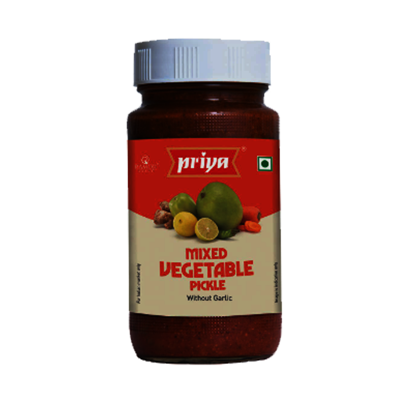 Picture of Priya Mixed Veg Pickle With Garlic - 300g