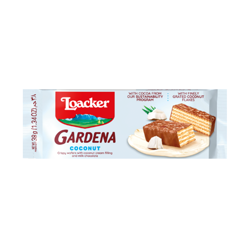 Picture of Loacker Gardena Coconut Chocolate Wafer - 38g