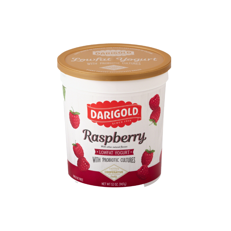 Picture of Darigold Yogurt Raspberry Low Fat - 32oz