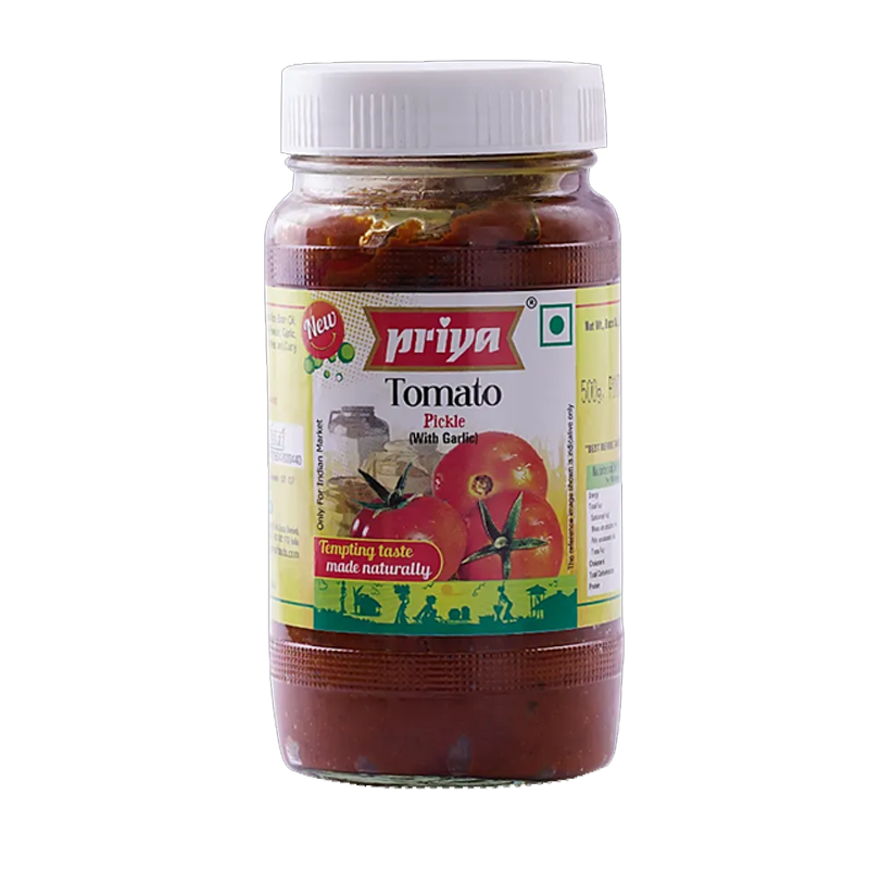 Picture of Priya Tomato Pickle Without Garlic - 500g