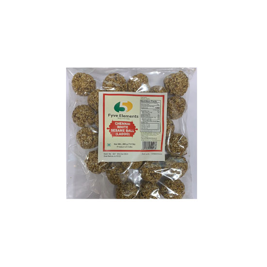 Picture of Fyve Elements Chennai White Sesame Laddoo - 200g