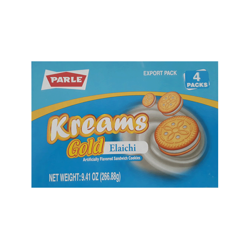 Picture of Parle Kreams Gold Elaichi Biscuits - 267g*4