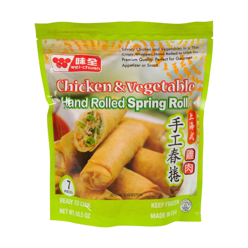 Picture of Wei Chuan Chicken & Vegetarian Spring Roll FRZ - 283g*8