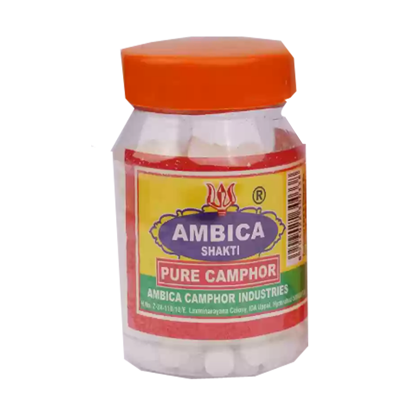 Picture of Ambika Bhimseni Kapoor Camphor Jar - 10g