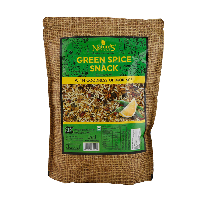 Picture of Natures Treat Green Spice Snack with Goodness of Moringa - 160g