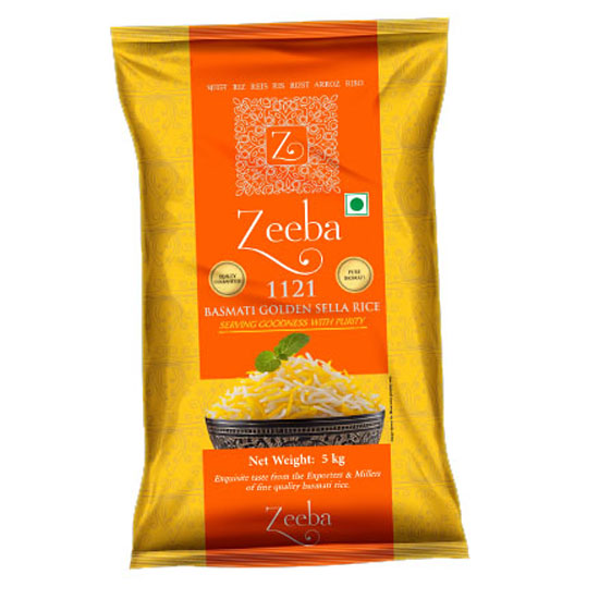 Picture of Zeeba 1121 Basmati Golden Sella Rice - 10lb