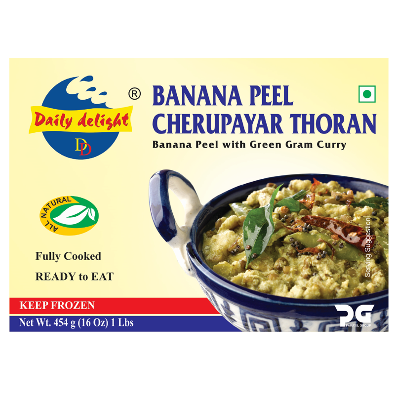 Picture of Daily Delight Banana Peel Cherupayar Thoran FRZ - 1lb
