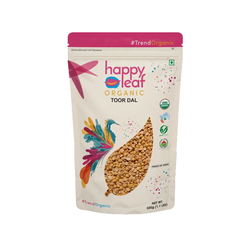 Picture of Happy Leaf Organic Toor Dal - 500g