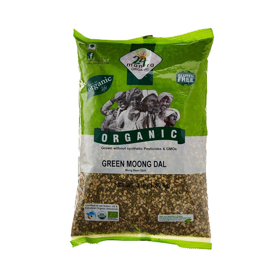 Picture of 24 Mantra Organic Green Moong Dal Split - 4Lb