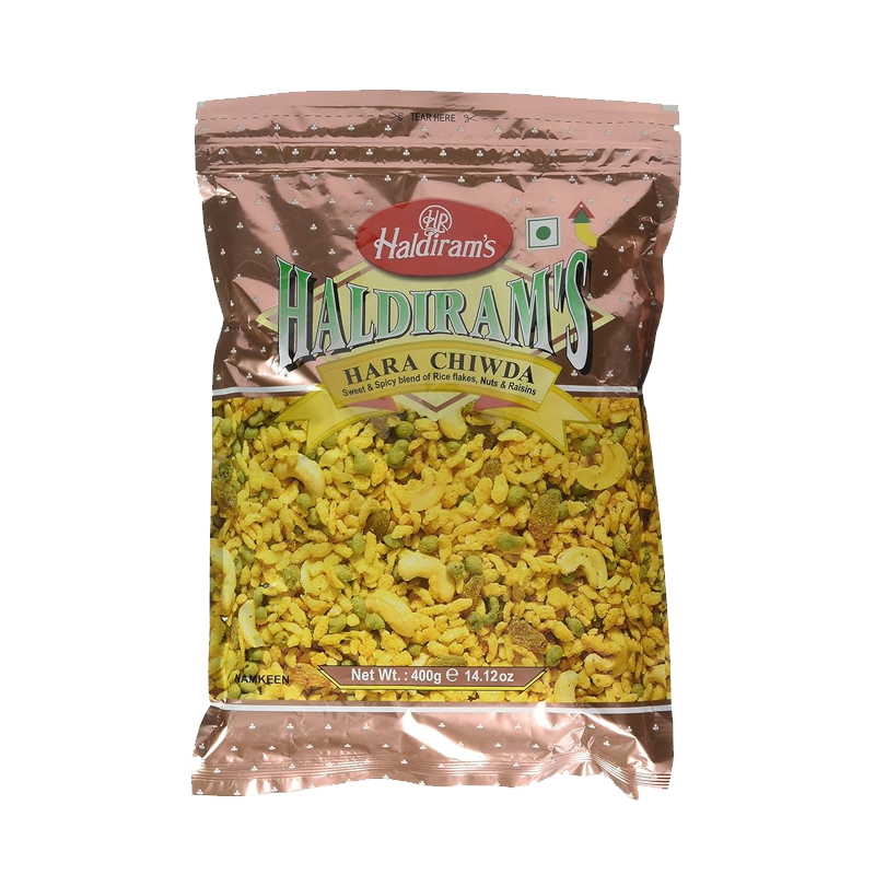 Picture of Haldirams Hara Chiwda - 400g