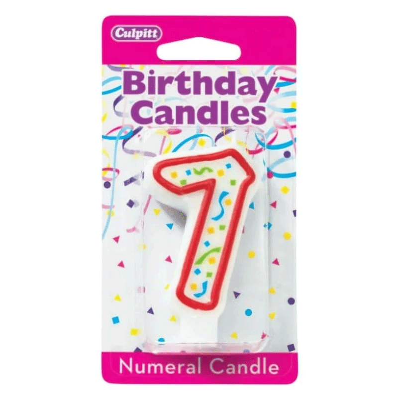 Picture of Culpitt Number Candles -Ea