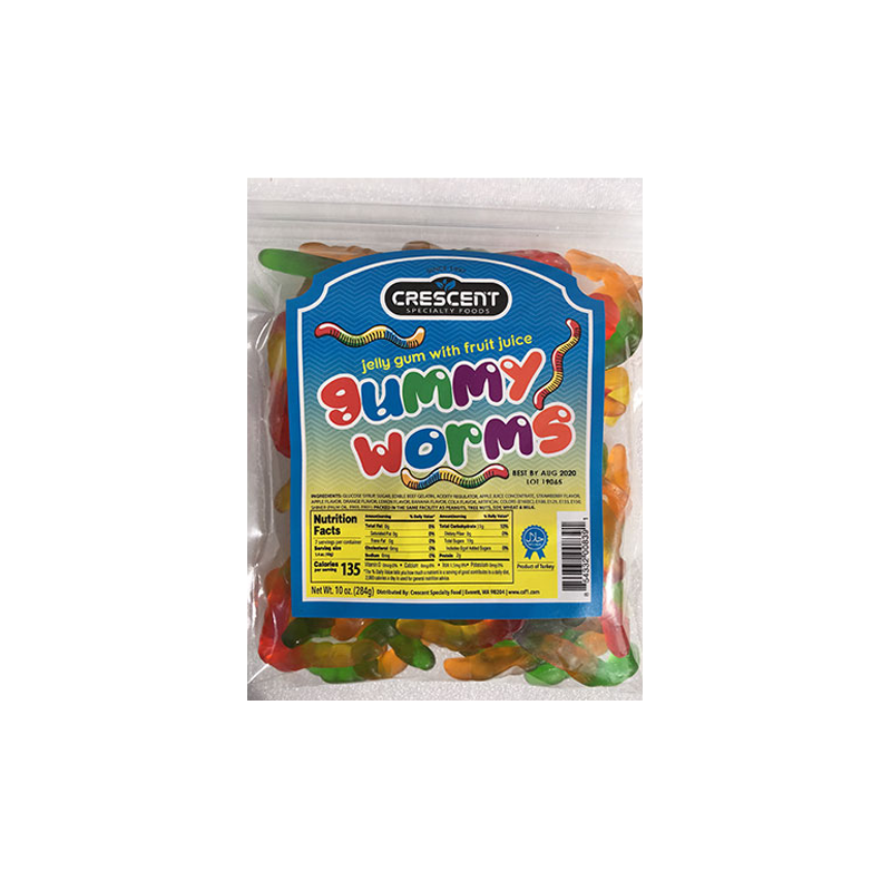 Picture of Crescent Gummy Worms - 10oz