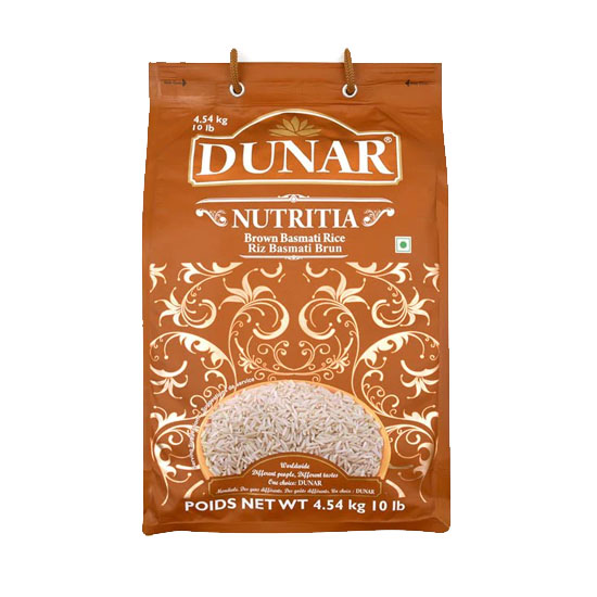 Picture of Dunar Nutritia Brown Basmati Rice - 10lb
