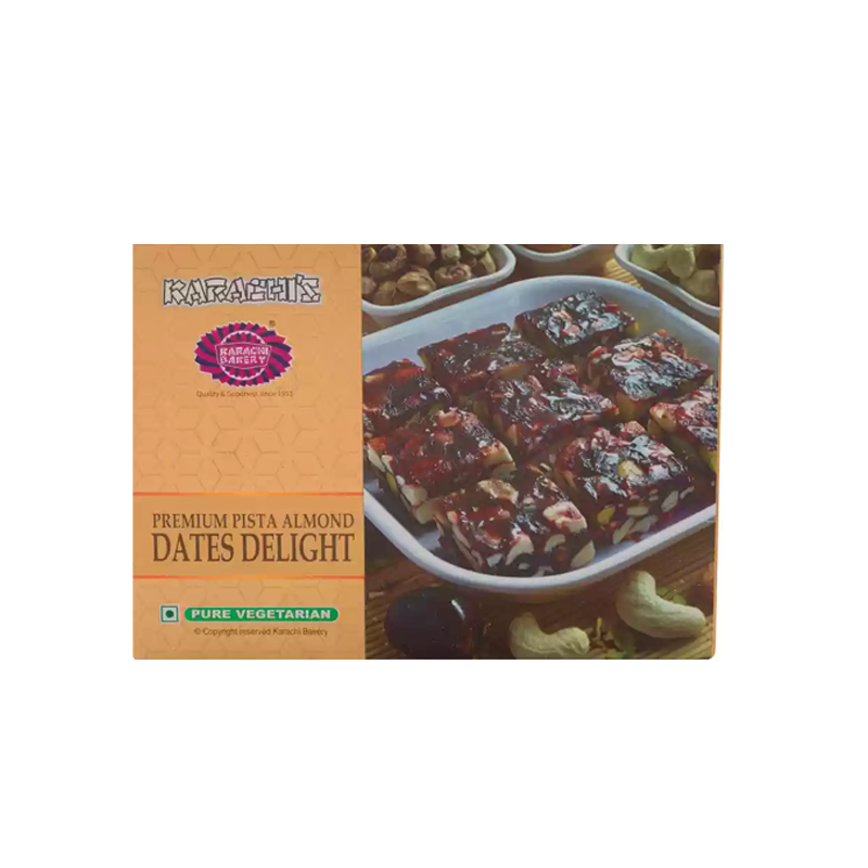Picture of Karachi Premium Pista Almond Dates Delight Cookies - 200g
