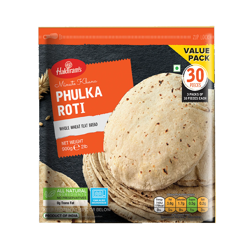 Picture of Haldirams Multigrain Chapati FRZ - 900g*30