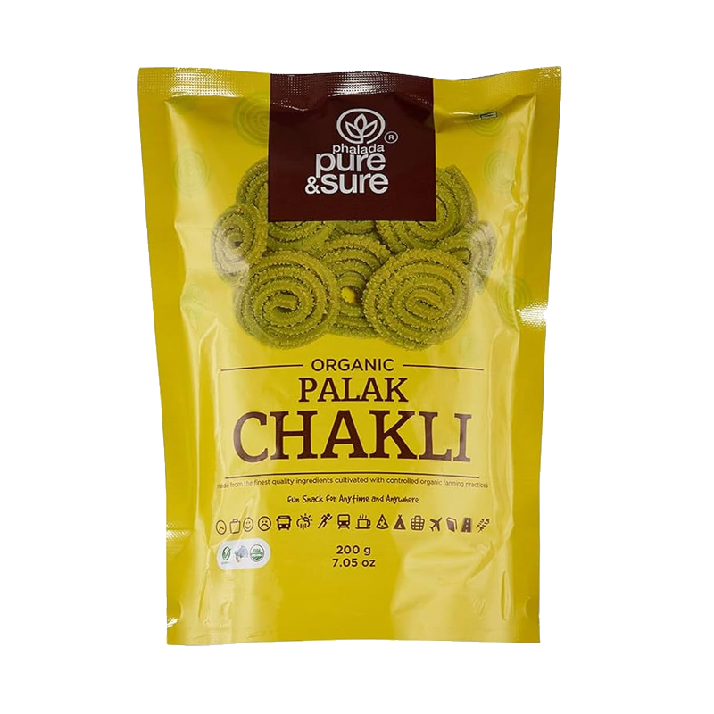 Picture of Pure & Sure Organic Palak Chakli - 200g