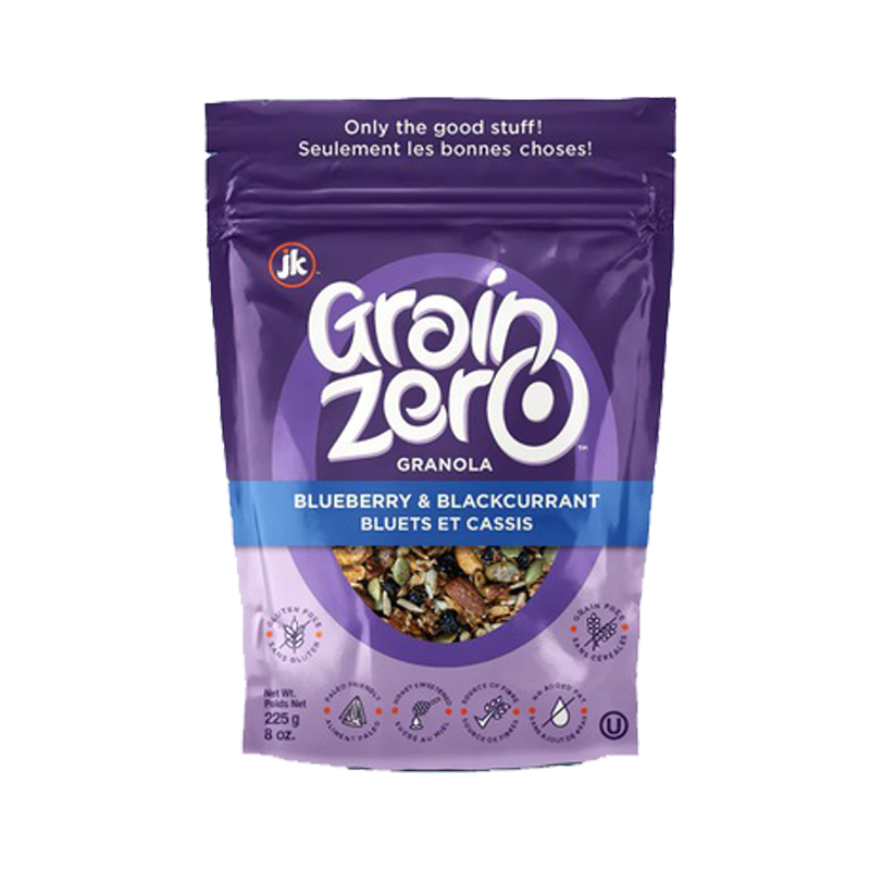Picture of Grain Zero Granola Blueberry & Blackcurrant - 8oz