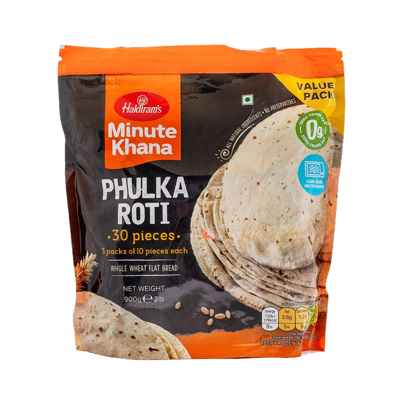 Picture of Haldirams Phulka Roti FRZ - 900g*30