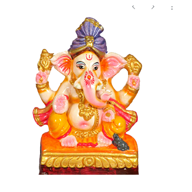 Picture of Ganesh Idols 2023 Clay Color- 18inches