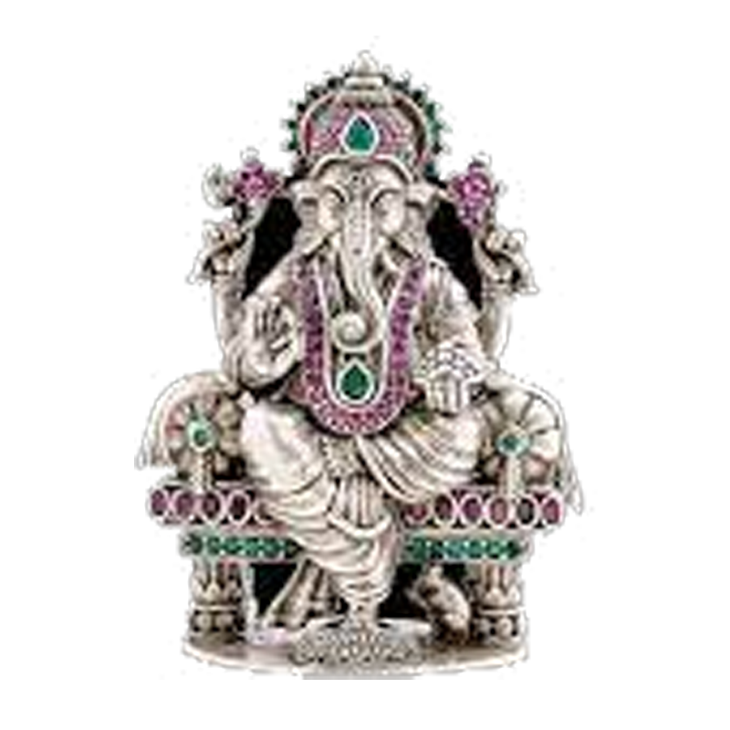 Picture of Ganesh Navratna Silv Pan-10pcs