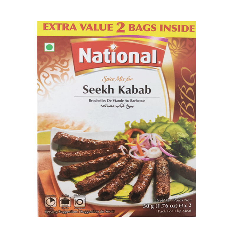 Picture of National Seekh Kabab Mix-50g*2