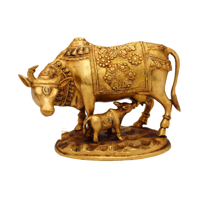 Picture of S Cow Only Statue