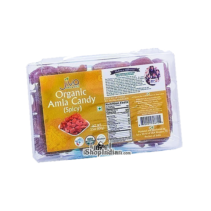 Picture of Jiva Organic Amla Candy Spicy - 100g