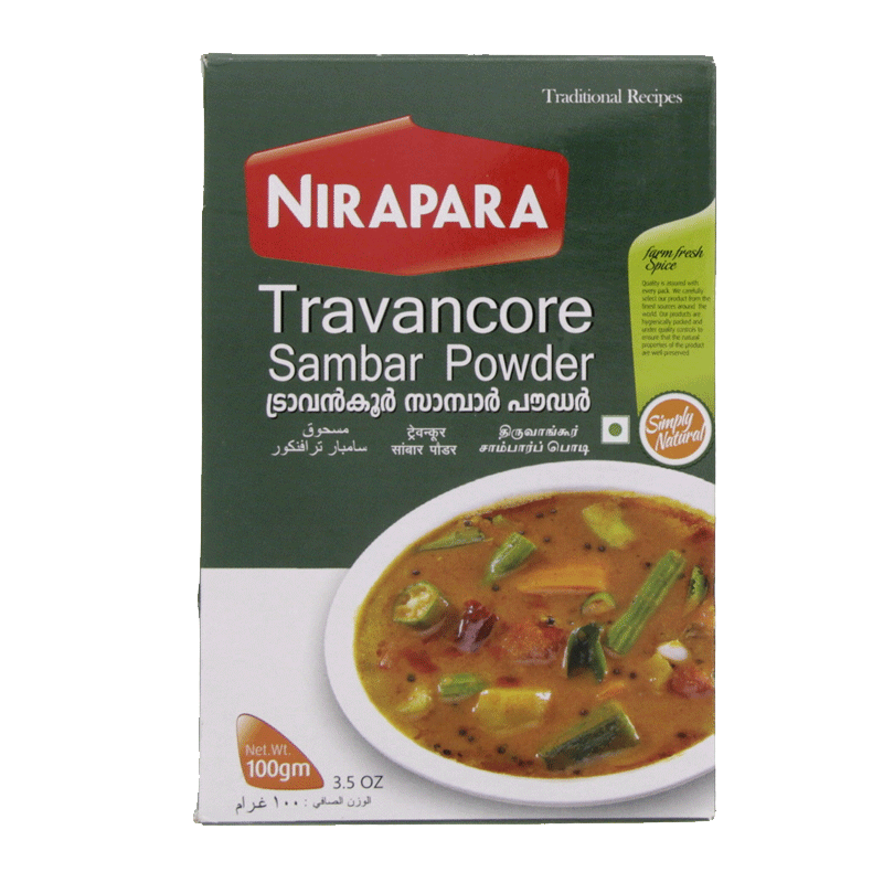 Picture of Nirapara Travancore Sambar Powder - 100g