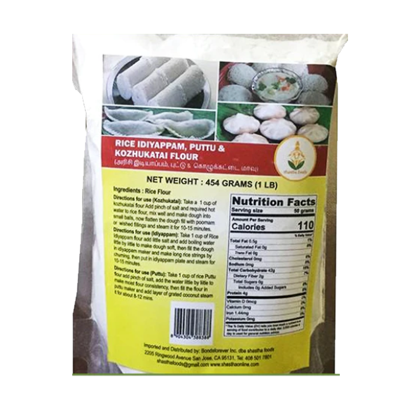 Picture of Shastha Rice Idiyappam,Puttu & Kozhukatai Flour - 1lb