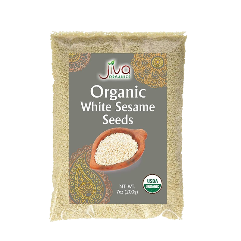 Picture of Jiva Organic White Sesame Seeds - 200g