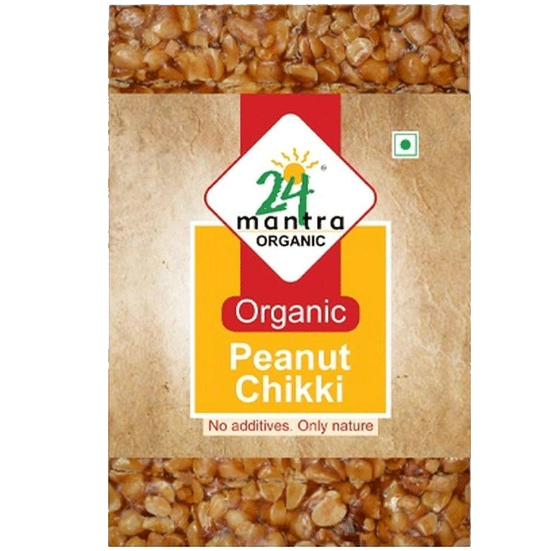 Picture of 24 Mantra Organic Jaggery Peanut - 100g