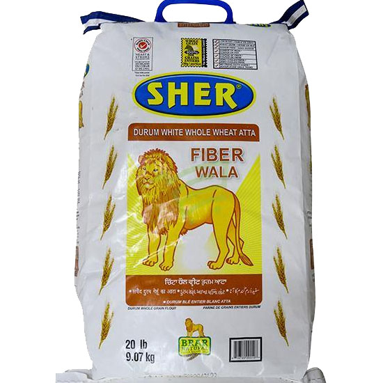 Picture of Sher Durum White Whole Wheat-20lb