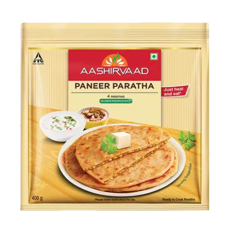 Picture of Aashirvaad Paneer Paratha FRZ - 400g