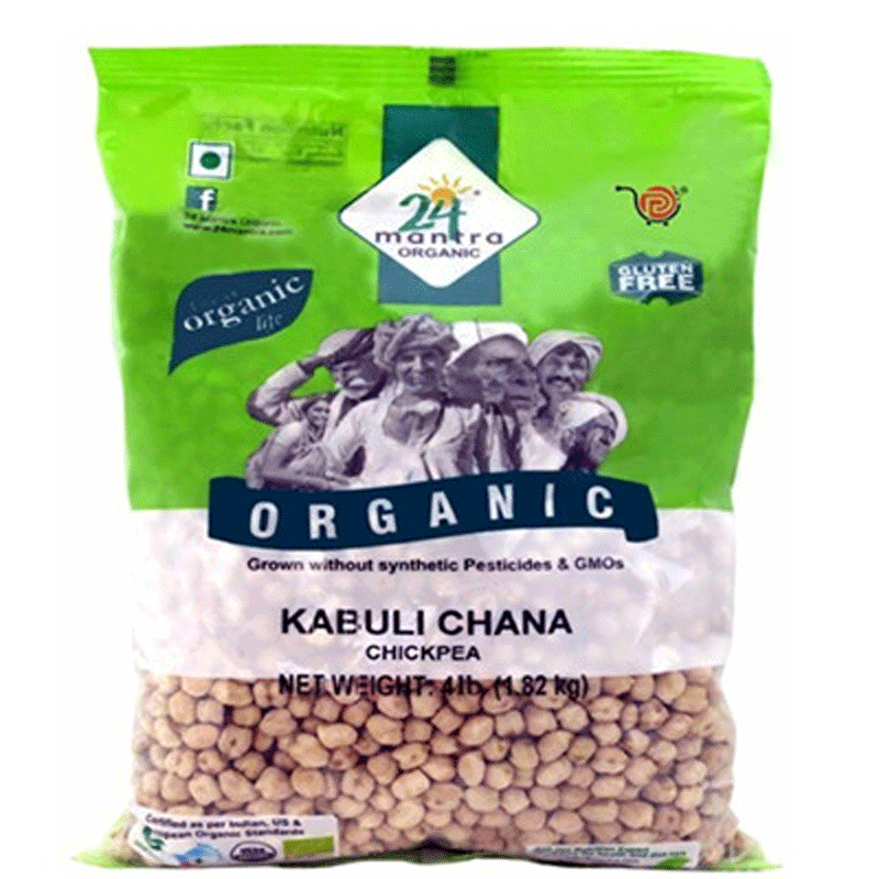 Picture of 24 Mantra Organic Kabuli Chana - 4lb