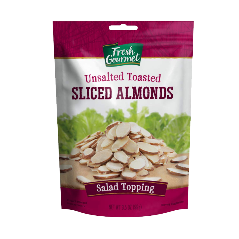 Picture of Fresh Gourmet Unsalted Toasted Sliced Almonds - 99g