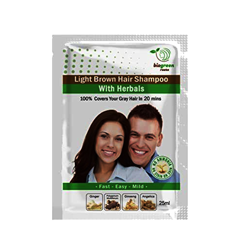 Picture of Biogreen Roots Brown Black Shampoo 25ml*5