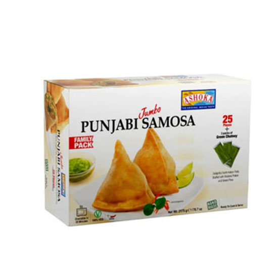 Picture of Ashoka Punjabi Jumbo Samosa FRZ-2kg*20