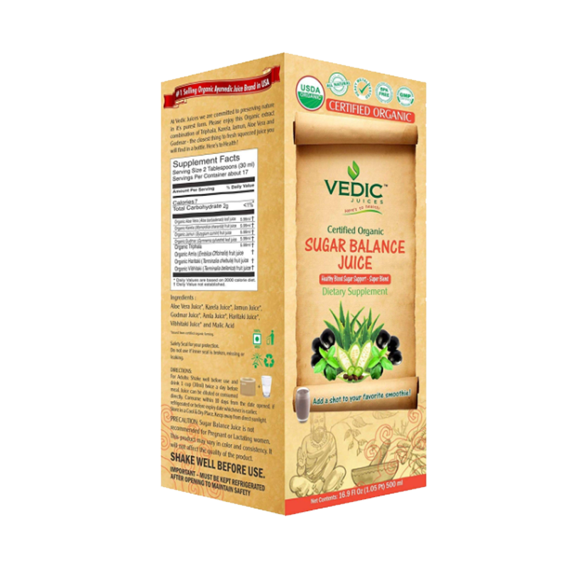 Picture of Vedic Organic Sugar Balances Juice - 1lt