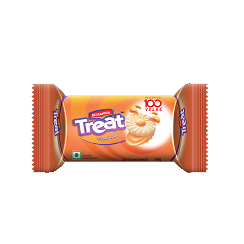 Picture of Britannia Treat Orange Biscuits - 120g