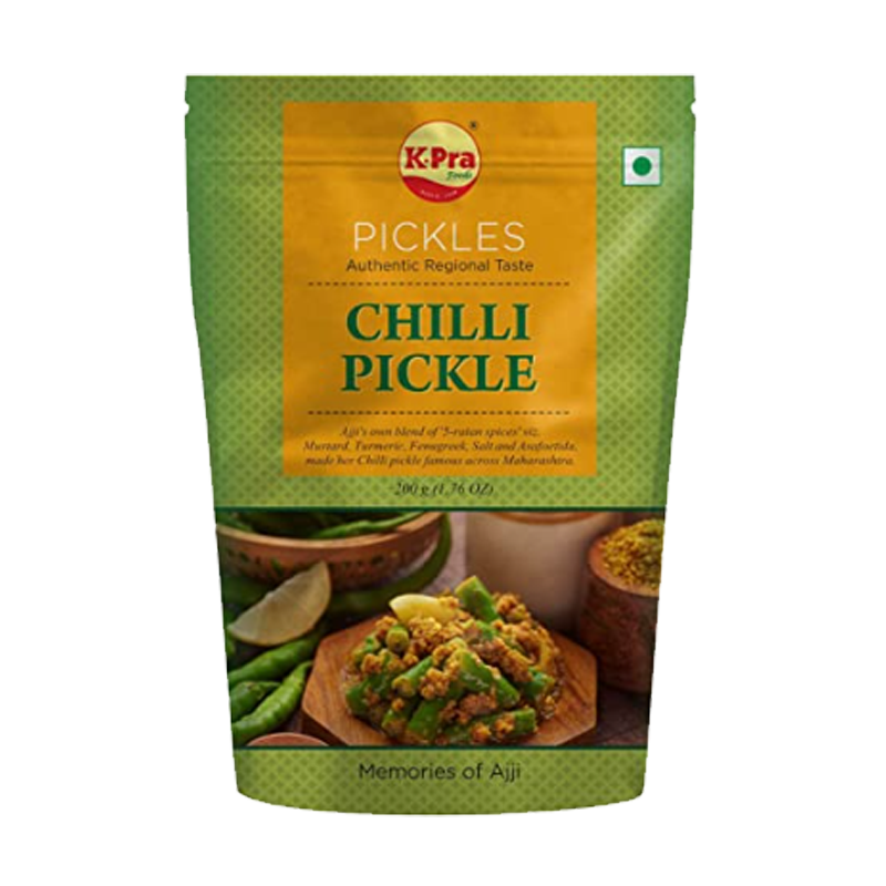 Picture of Kpra Green Chilli Pickle - 200g