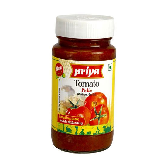 Picture of Priya Tomato W/O Garlic Pickle - 300g