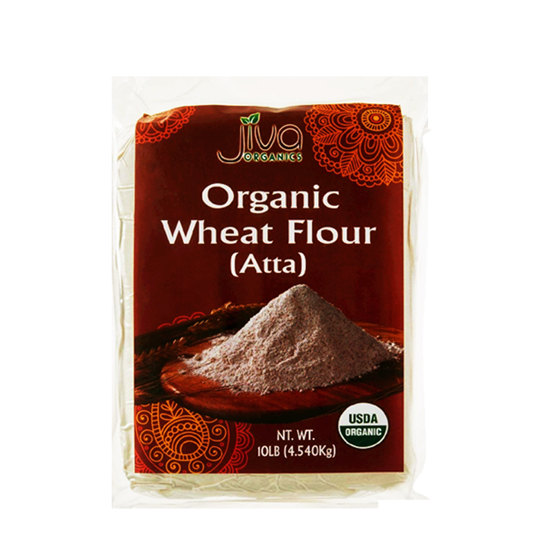 Picture of Jiva Organic Whole Wheat Flour - 10lb